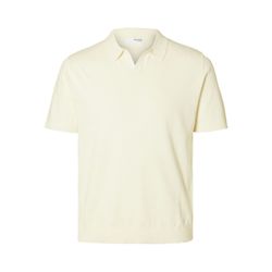 Selected Homme Linen polo - beige (178372)