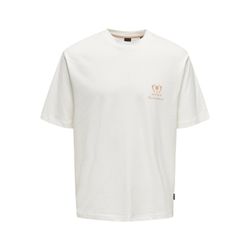 Only & Sons Lockeres T-Shirt - weiß (209112002)