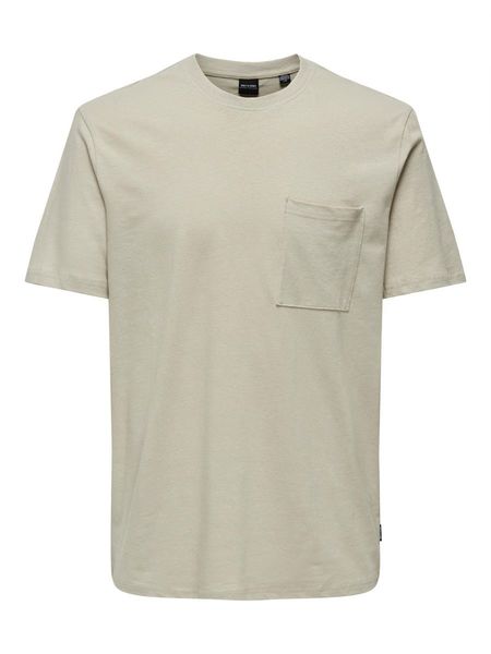 Only & Sons T-shirt avec poche poitrine   - gris (261395)