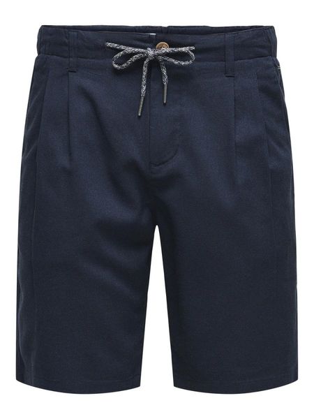 Only & Sons Linen mix shorts - blue (187197)