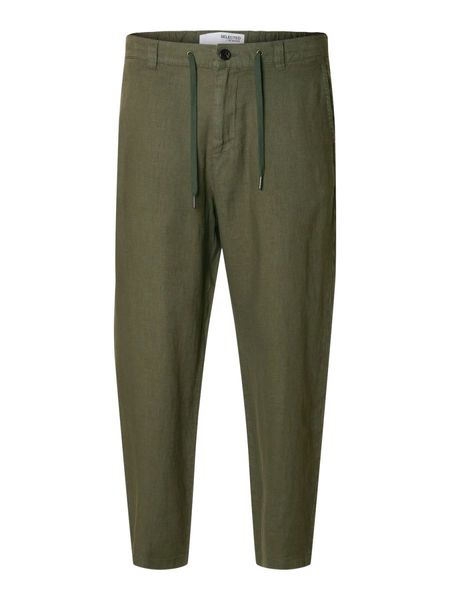 Selected Homme Pantalon en lin - vert (178191)
