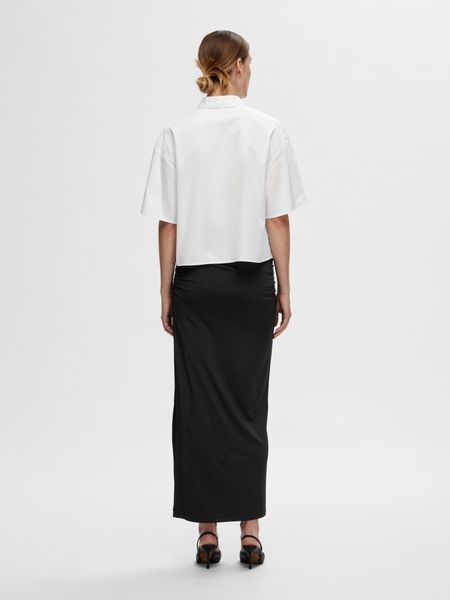 Selected Femme Cropped blouse - white (179651)