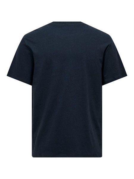 Only & Sons T-shirt with chest pocket   - blue (187197)
