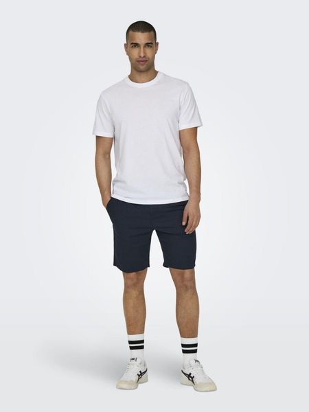Only & Sons Linen mix shorts - blue (187197)