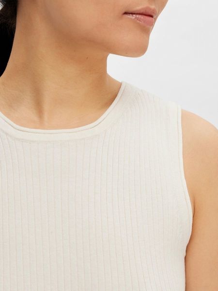 Selected Femme Sleeveless knit top - beige (179771001)