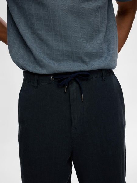 Selected Homme Pantalon en lin - bleu (187760)
