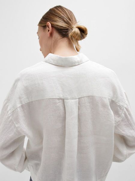 Selected Femme Linen shirt - white (182634)