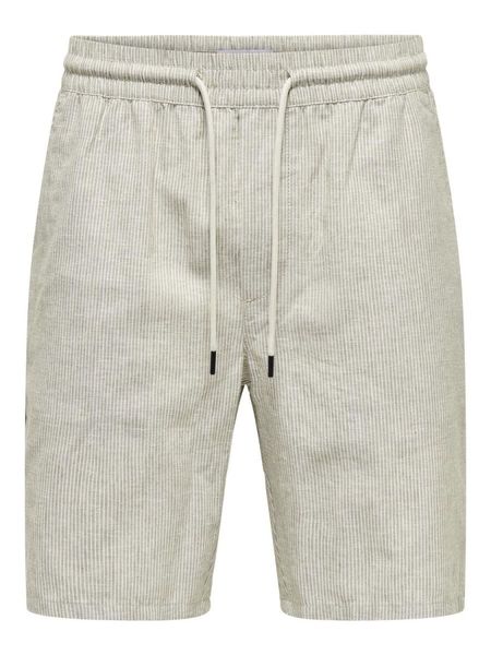 Only & Sons Short with tie cord - gray/beige (213454)