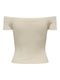 JDY Off shoulder knit top - beige (180083)