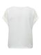 JDY T-shirt avec col en V - blanc (177922)