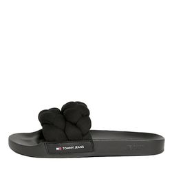 Tommy Jeans  Bathing shoe with wide strap - black (BDS)