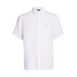 Tommy Hilfiger Regular Fit : Kurzarmhemd aus Leinen - weiß (YCF)