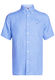 Tommy Hilfiger Regular fit: short-sleeved linen shirt - blue (C30)