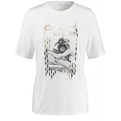 Gerry Weber Collection Sustainable T-shirt with front print  - white (99700)