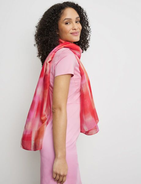 Gerry Weber Collection Summer scarf with lurex and sequins - pink (03038)