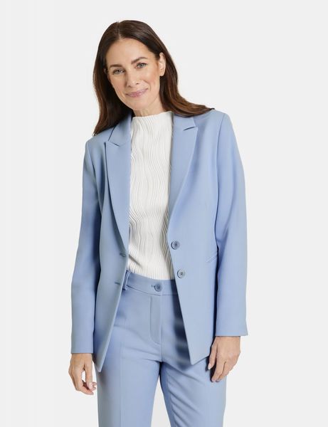 Gerry Weber Collection Classic blazer with stretch   - blue (80933)