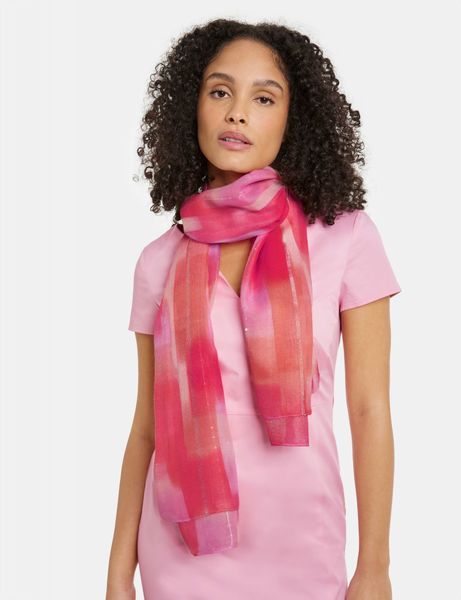Gerry Weber Collection Summer scarf with lurex and sequins - pink (03038)