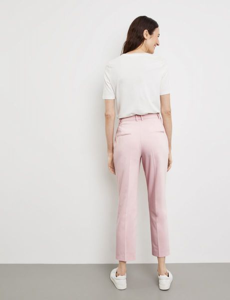 Gerry Weber Collection Elegant trousers with pressed pleats - pink (30289)