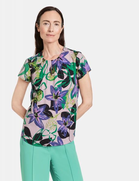 Gerry Weber Collection  Blouse top with a floral pattern - pink (03058)