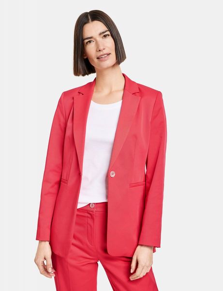 Gerry Weber Collection Classic blazer with stretch  - red (60140)