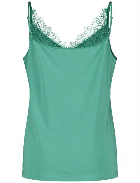Gerry Weber Collection Top with lace - green (50946)