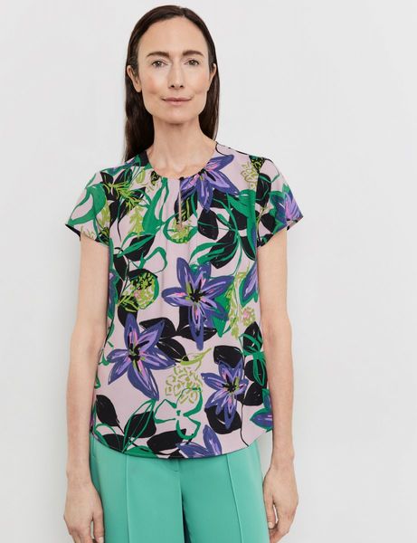 Gerry Weber Collection  Blouse top with a floral pattern - pink (03058)