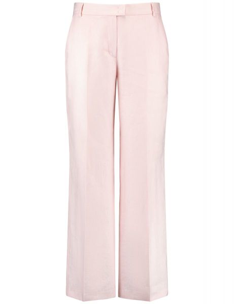 Gerry Weber Collection Pantalon en lin à plis marqués - rose (30915)