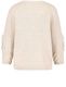 Gerry Weber Collection 3/4-sleeve jumper with fringing  - beige/white (90138)
