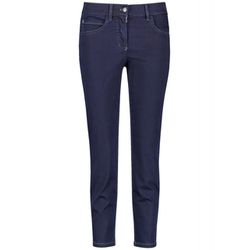 Gerry Weber Edition 7/8 jeans with a washed-out effect - blue (86800)