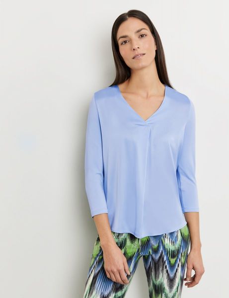 Gerry Weber Edition Shirt with 3/4 sleeves - blue (80933)