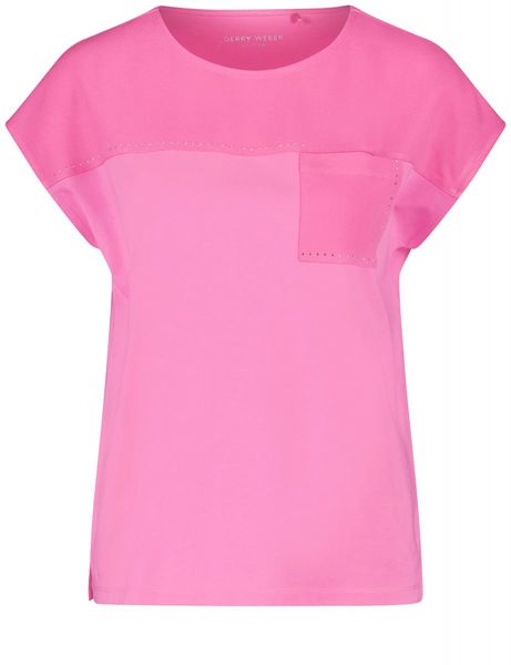 Gerry Weber Edition T-Shirt mit Brusttasche - pink (30325)
