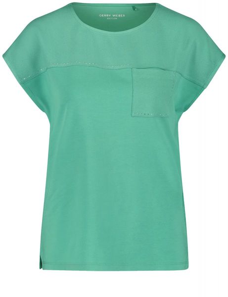 Gerry Weber Edition T-Shirt mit Brusttasche - grün (50946)