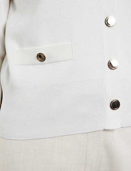 Gerry Weber Edition Veste en tricot - beige/blanc (99700)