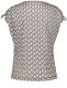 Gerry Weber Edition Patterned short sleeve top with gathers  - black/white (01099)
