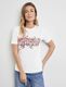 Gerry Weber Edition T-shirt with wording front print - white/pink/green (99600)