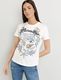 Gerry Weber Edition T-shirt with a nautical front print - beige/white (99700)