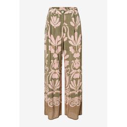 More & More trousers with ornamental print   - pink/green (4671)