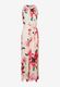 More & More Jumpsuit with flower print   - red/beige (5833)