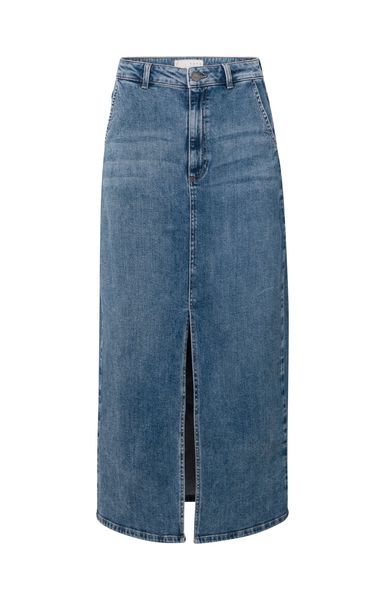 Yaya Jeans-Maxirock mit Schlitz - blau (99299)