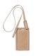 Yaya Leather Straw iPhone Bag - beige (99313)
