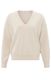 Yaya V-neck sweater - Trui - beige (30403)