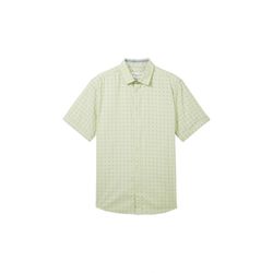 Tom Tailor Shirt with all-over print - green (35377)