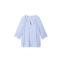 Tom Tailor Denim Blouse with balloon sleeves - blue (35325)