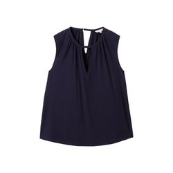 Tom Tailor feminine blouse top - blue (30025)