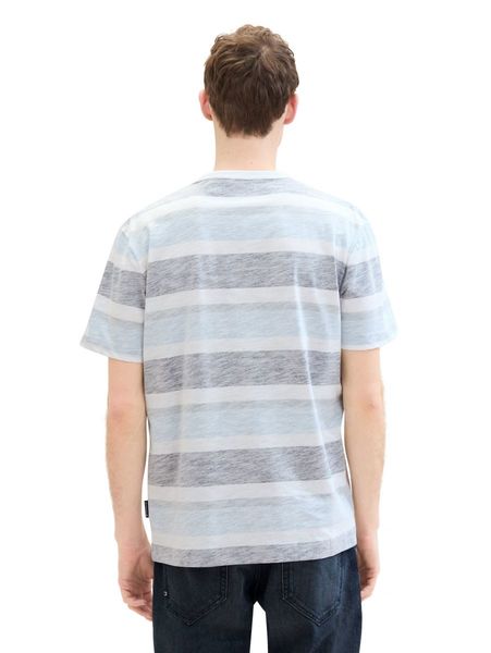 Tom Tailor T-Shirt mit Streifenmuster - blau (35652)