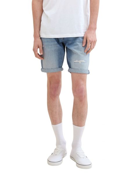 Tom Tailor Denim Regular shorts with recycled cotton - blue (10122)