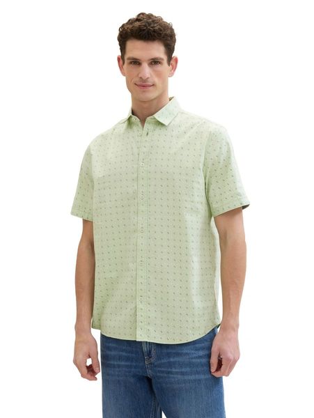 Tom Tailor Hemd mit Allover-Print - grün (35377)