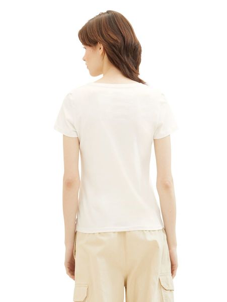 Tom Tailor Denim T-shirt with organic cotton - white (10348)