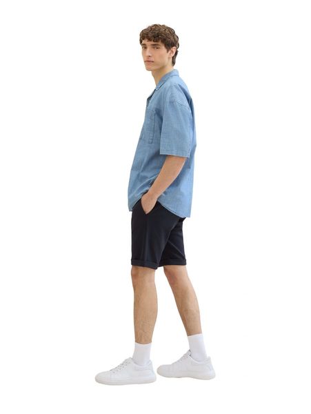 Tom Tailor Denim Slim piqué chino shorts - blue (10668)