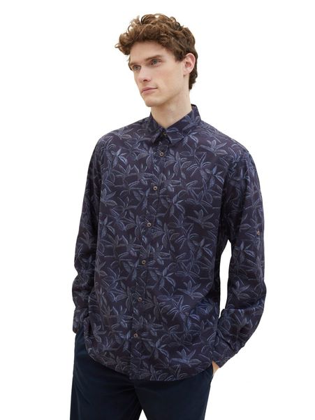 Tom Tailor Printed shirt - blue (35098)